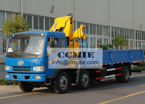 China O caminhão durável do transporte de XCMG montou o guindaste com capacidade 6300kg de levantamento máxima fábrica